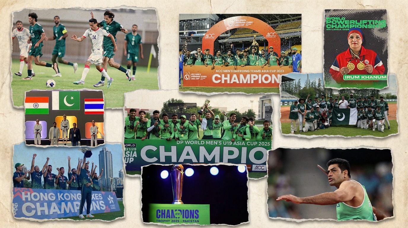 Pakistan’s sporting year 2025